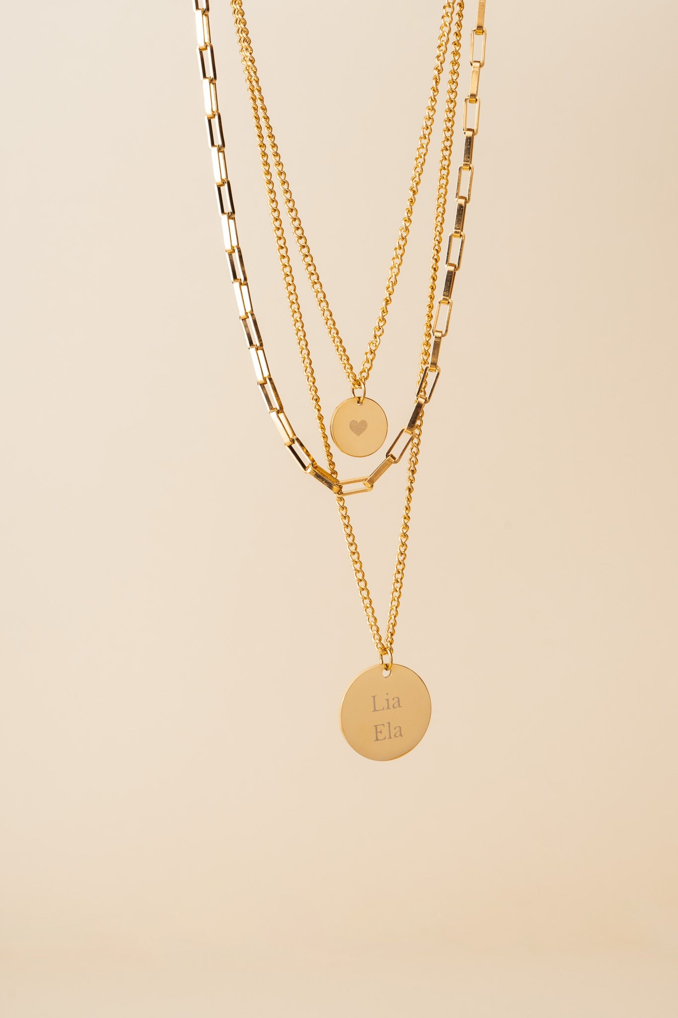 Golden Cascade' Necklace – MOMÈA Personalized Jewelry