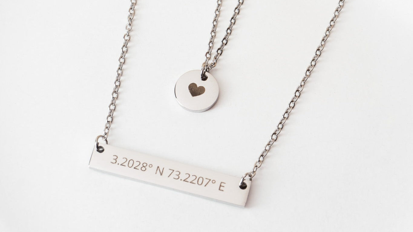 'Origin Duo' Name Necklace