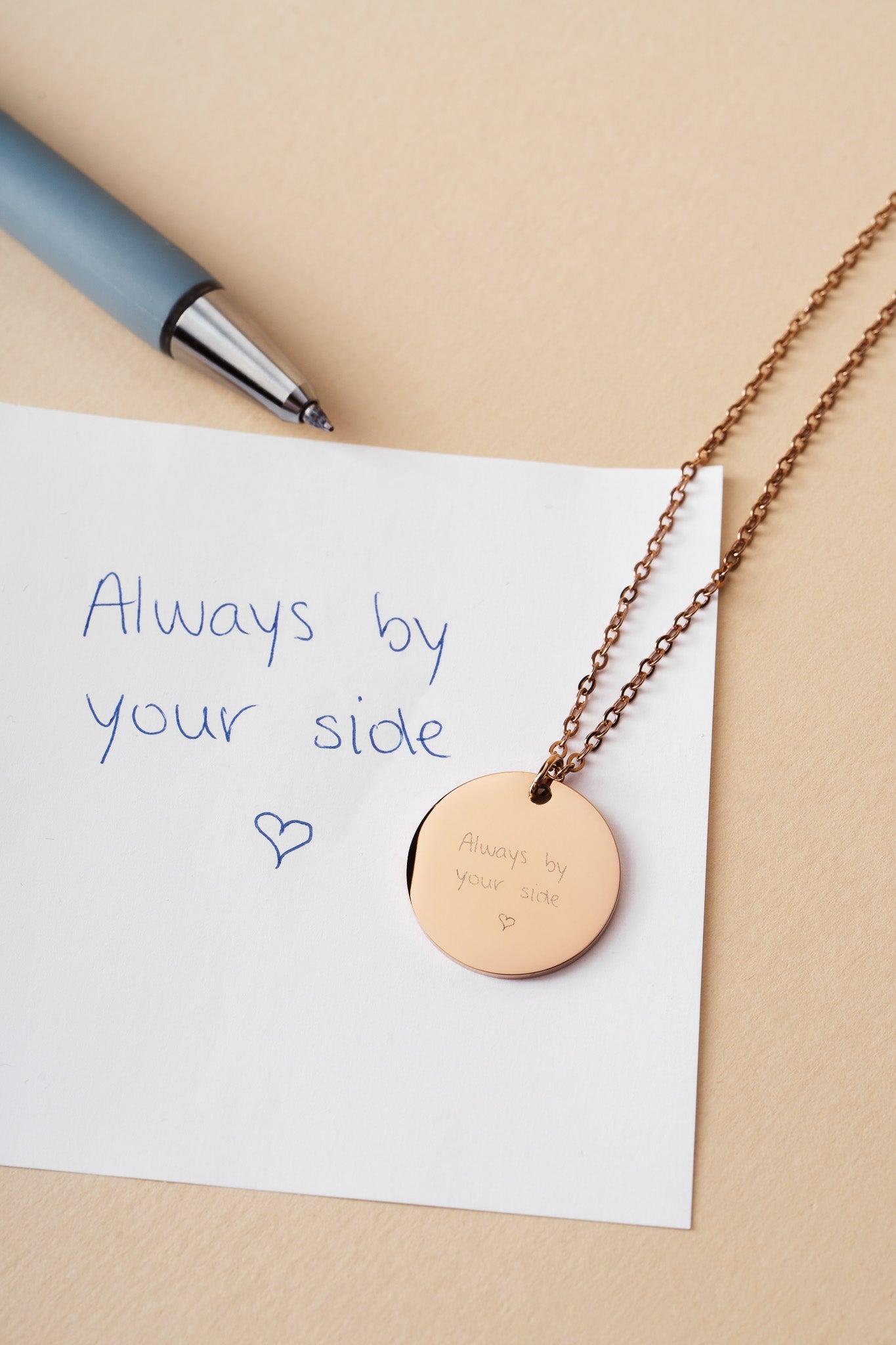 'Signature' Rectangle Pendant Necklace