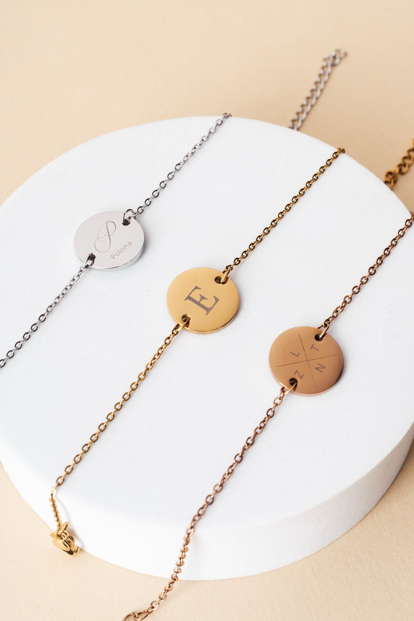 'Origin' Round Disk Bracelet